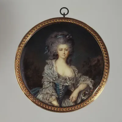 Presumed portrait of the comtesse d'Angiviller