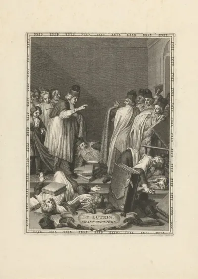 Priesters op de grond gevallen