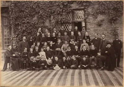 Primary Class, Bishop Cotton School, Shimla (recto)
