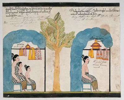 Prince Vessantara and his family live as hermits in separate temples