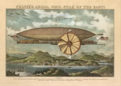 Prince's Aerial Ship. Star of the East!