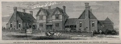 Princess Alice Memorial Hospital, Eastbourne: perspective view