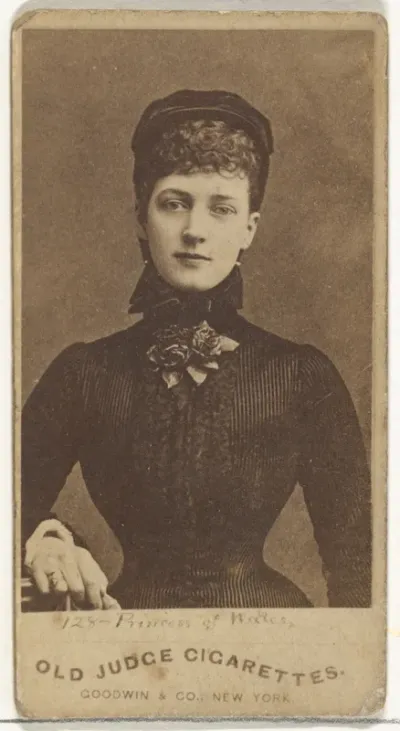 Princess of Wales, from the Actors and Actresses series (N171) for Old Judge Cigarettes