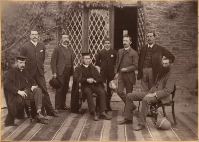 Principal and Teachers of Bishop Cotton School, Shimla (recto)