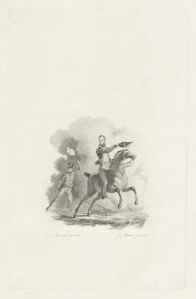 Prins van Oranje te paard, 1815