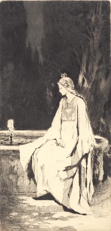 Prinsessen ved springvandet