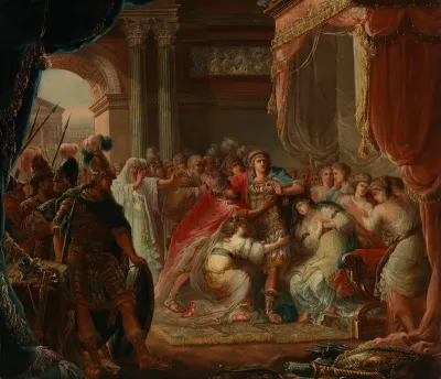 Prinssi Meleager kieltäytyy taistelemasta maan vihollisia vastaan, kopio Jonas Åkerströmin mukaan