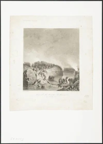 Prise de la Lunette St. Laurent 14 Décembre 1831