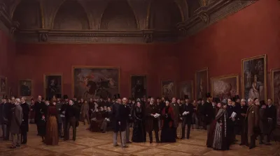 Private View of the Old Masters Exhibition, Royal Academy, 1888