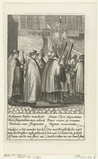 Processie naar de kerk, 6