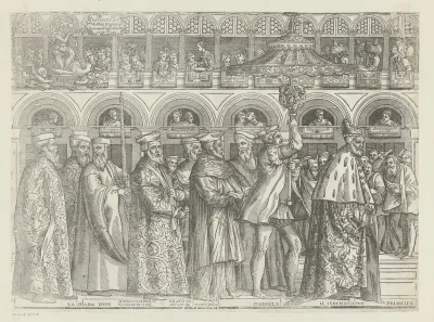 Processie van de doge van Venetië (tweede deel)