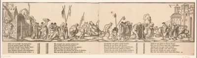 Processie van geestelijken