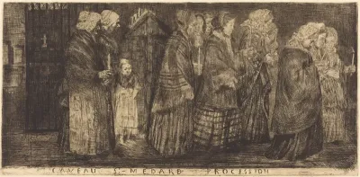 Procession in the Sepulchre of Saint Medard(Procession dans le caveaux de St.-Medard)