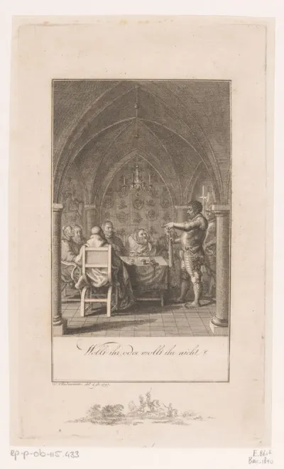 Procopius de Grote bij het concilie van Bazel