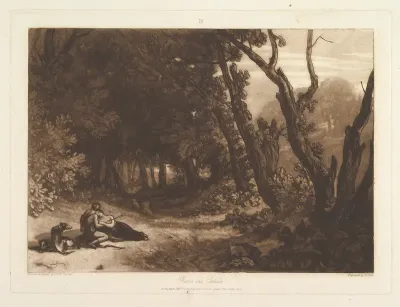 Procris and Cephalus, part VIII, plate 41 from "Liber Studiorum"