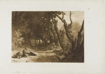 Procris and Cephalus, plate 41 from Liber Studiorum