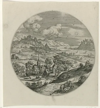 Procris sterft in Cephalus'armen