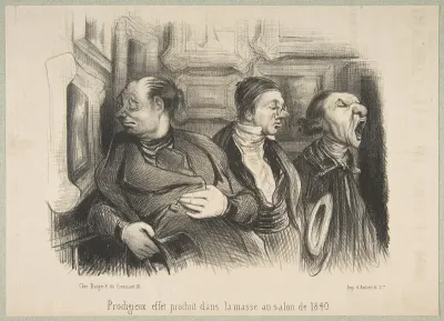 Prodigieux Effet Produit dans la Masse au Salon de 1840