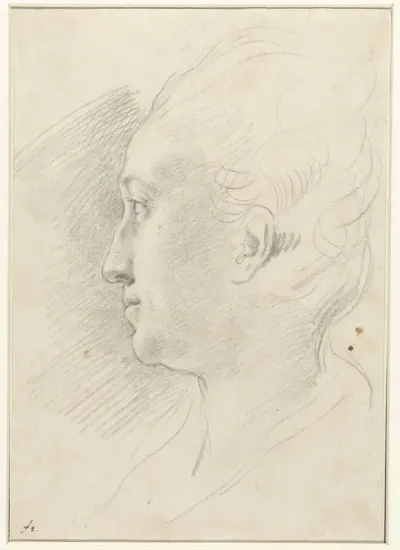 Profielportret van een dame