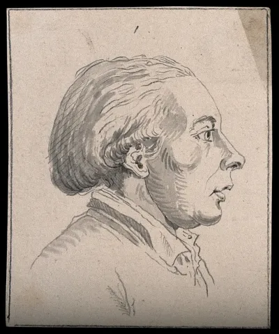 Profile of a man of artistic temperament
