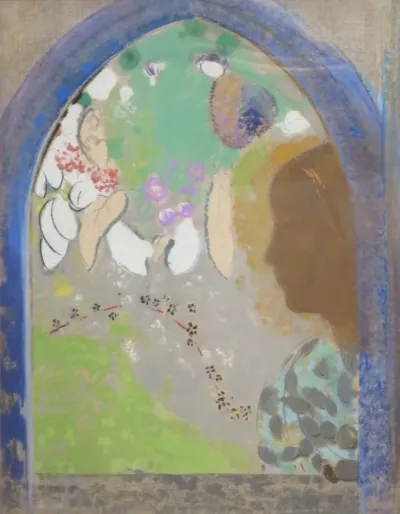 Profile of a Woman at a Window