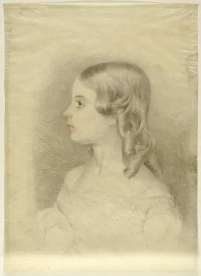 Profile Portrait of a Girl