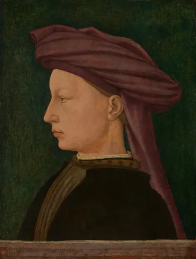 Profile Portrait of a Young Man