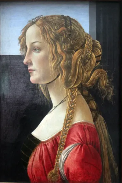 Profile Portrait of a Young Woman