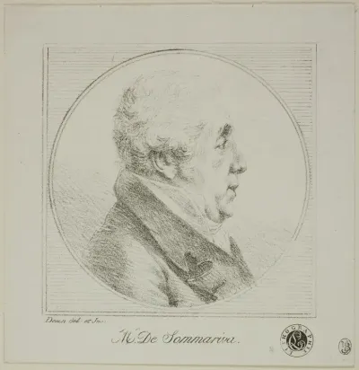 Profile Portrait of Monsieur de Sommariva