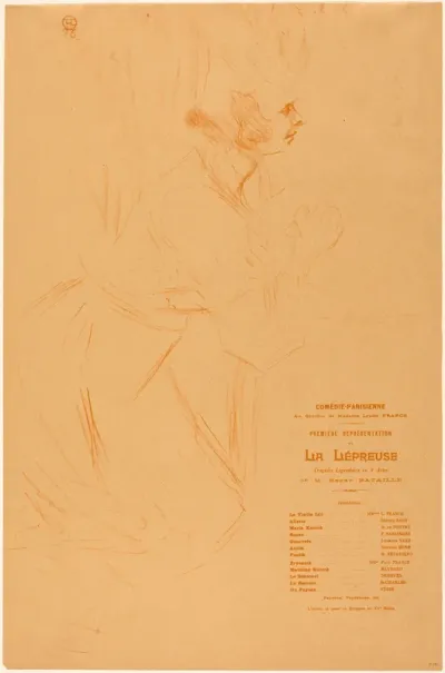 Program for "La lepreuse"  (Programme pour "La lépreuse")