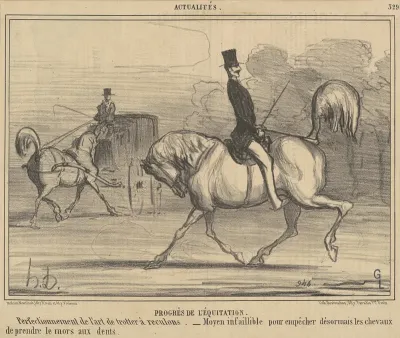 Progrès de l'équitation