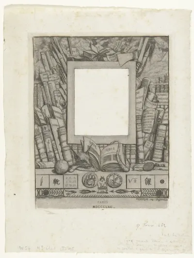Project d'encadrement pour le portrait d'Armand Guéraud