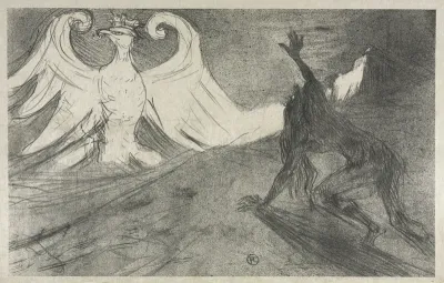 Project for Frontispiece to:  Au pied du Sinaï