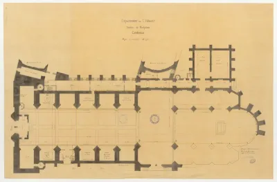Projet d'installation du gaz dans la cathédrale de Montpellier (1893)