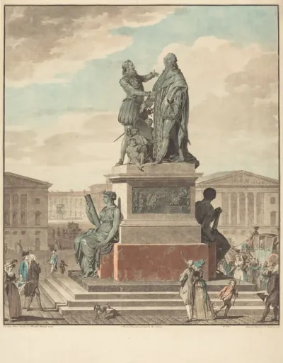 Projet d'un monument a ériger pour le roi
