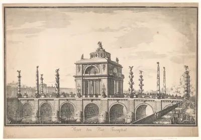 Projet d´vn Pont Triumphal