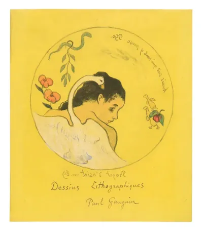 Projet d’assiette (Leda) (Design for a Plate [Leda]), frontispiece from the Volpini Suite