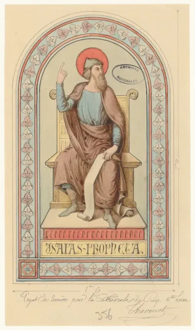 Projet de verrière pour la cathédrale du Puy (1848)