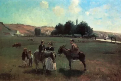 Promenade en ânes à La Roche-Guyon