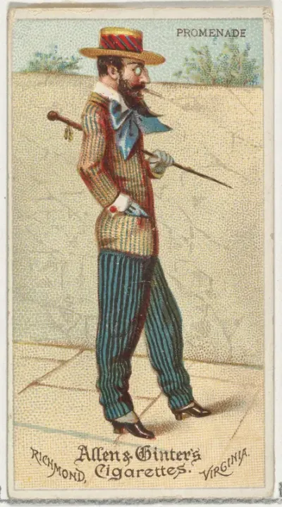 Promenade, from World's Dudes series (N31) for Allen & Ginter Cigarettes