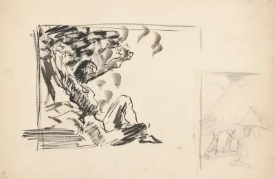Prometheus and a Landscape Sketch