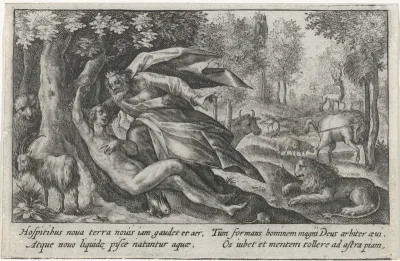 Prometheus schept de eerste mens