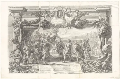 Promotieprent opgedragen aan Innocentius XII, mei 1693