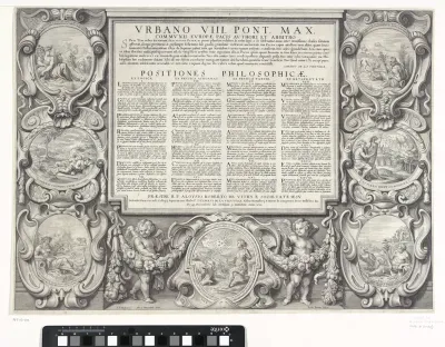 Promotieprent van Charles de La Vieuville (1636), onderste deel