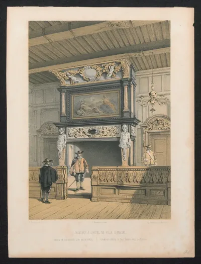 Pronkschouw in het Stadhuis, Antwerpen