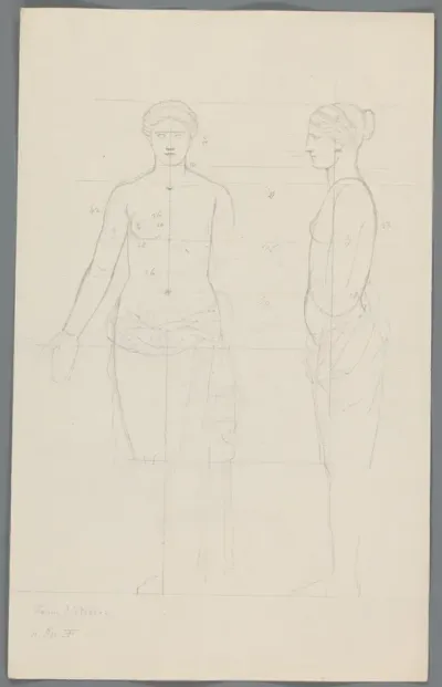 Proportiestudie naar de Venus van Arles