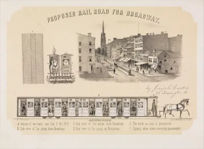 Proposed Rail Road for Broadway