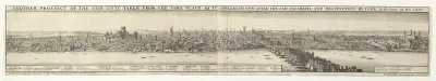 Prospects of London Before and After the Great Fire