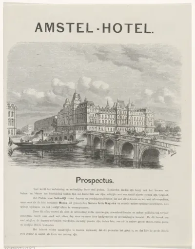 Prospectus van het Amstel Hotel te Amsterdam
