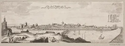 Prospekt af Narva set fra floden
